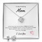 Amazing Mom Love Knot Necklace Set