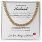 My Amazing Husband Cuban Link Chain
