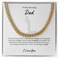 My Amazing Dad Cuban Link Chain