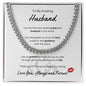 My Amazing Husband Cuban Link Chain