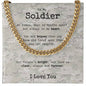 My Soldier Cuban Link Chain