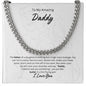My Amazing Daddy Cuban Link Chain