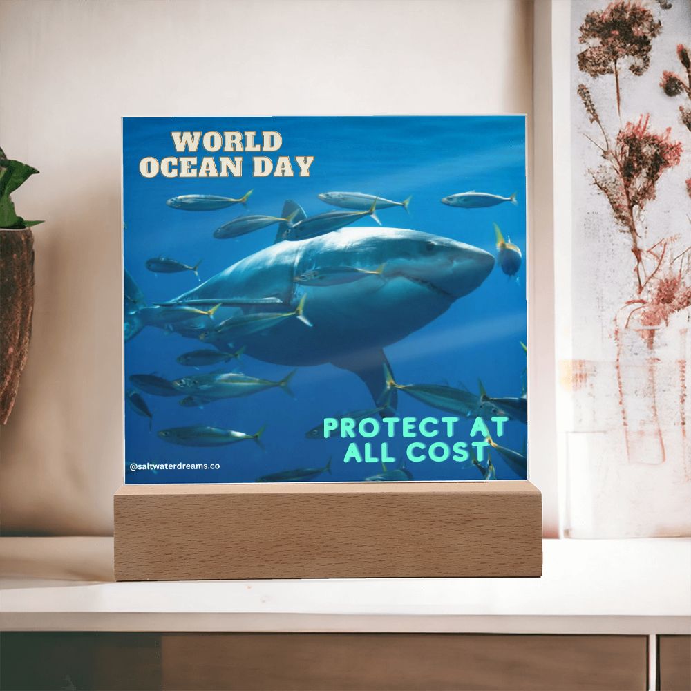 WOD - great white - Acrylic Square