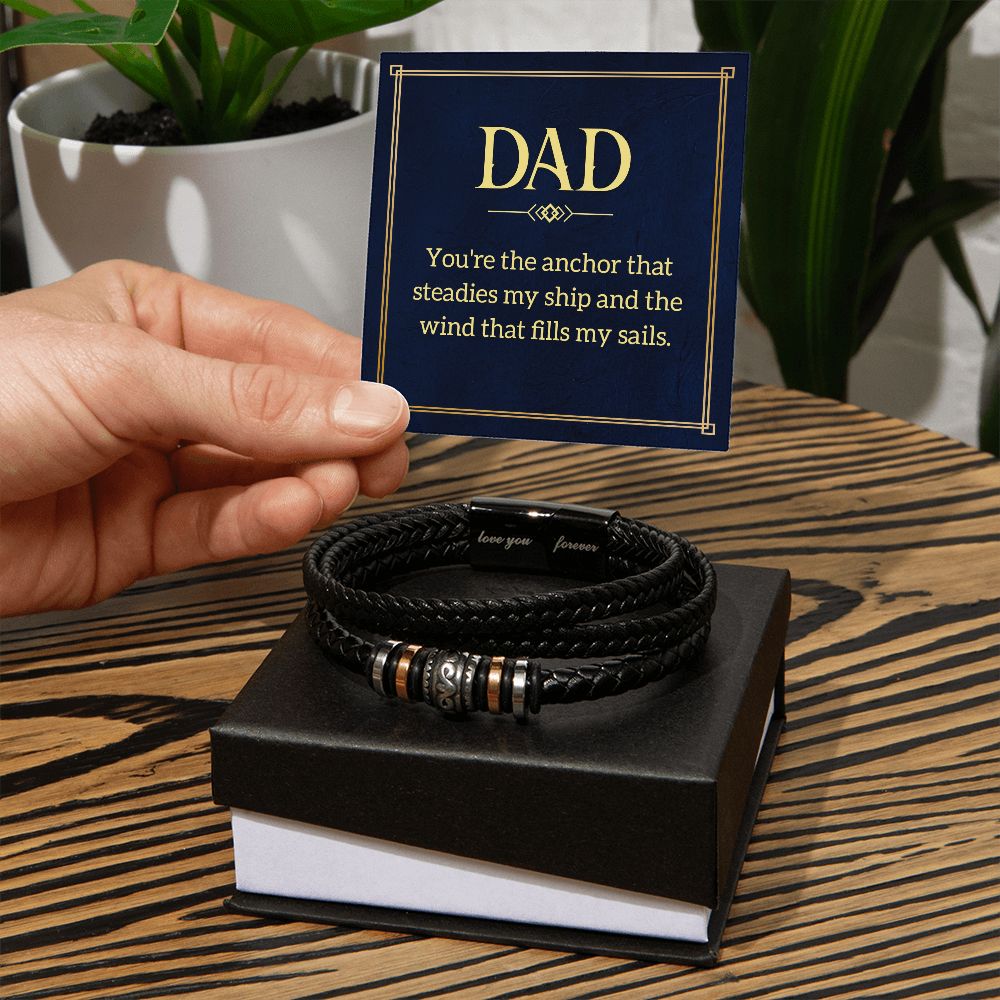 Dad, you're - Love You Forever Bracelet