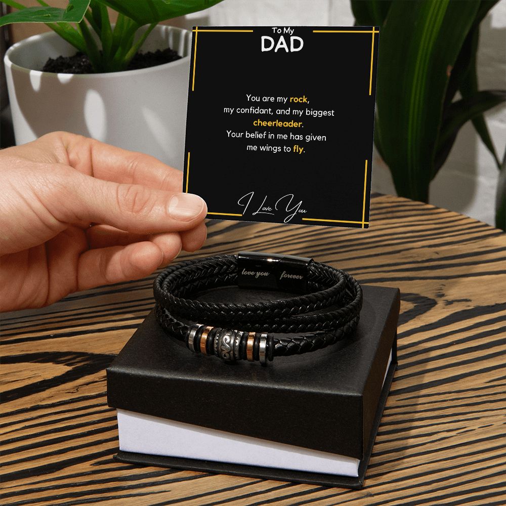 Dad Bracelet - my rock Love You Forever Bracelet