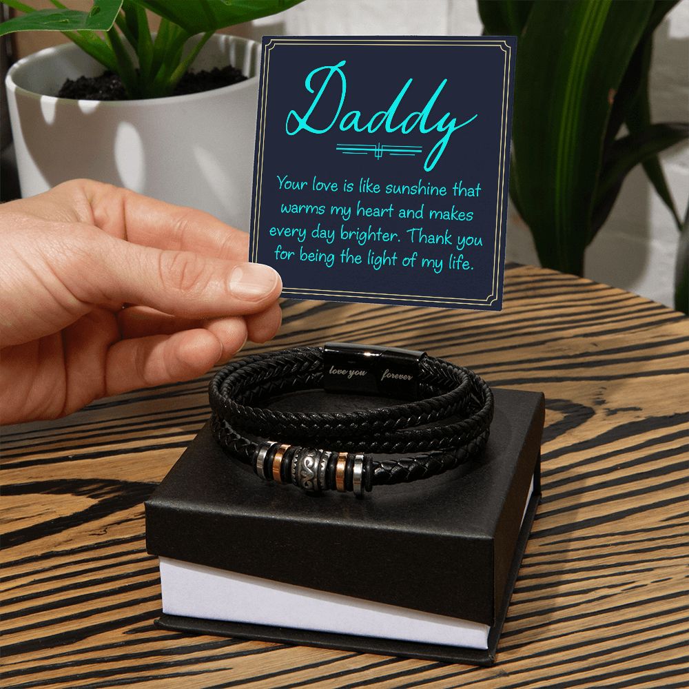 Dad, your love is - Love You Forever Bracelet