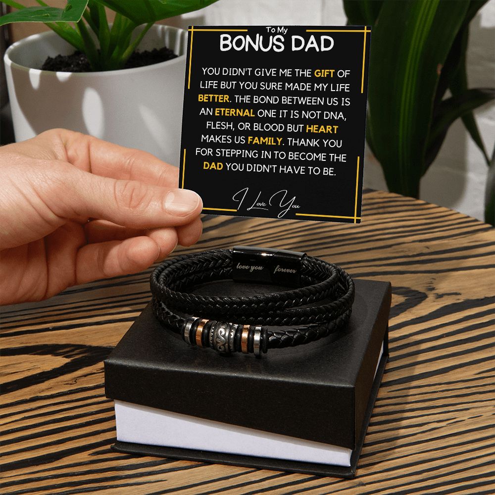 Bonus Dad Bracelet - gift of life Love You Forever Bracelet