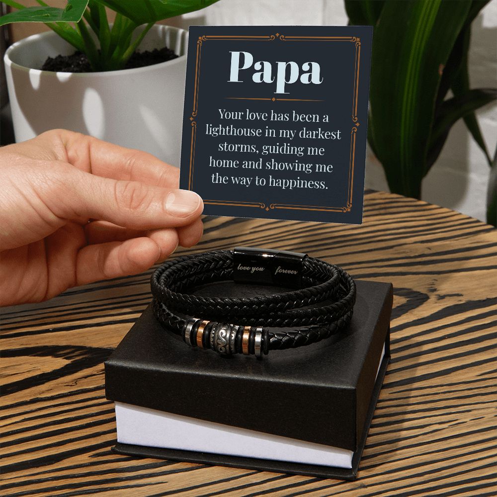 Papa-your love - Love You Forever Bracelet