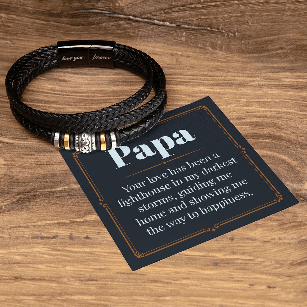 Papa-your love - Love You Forever Bracelet