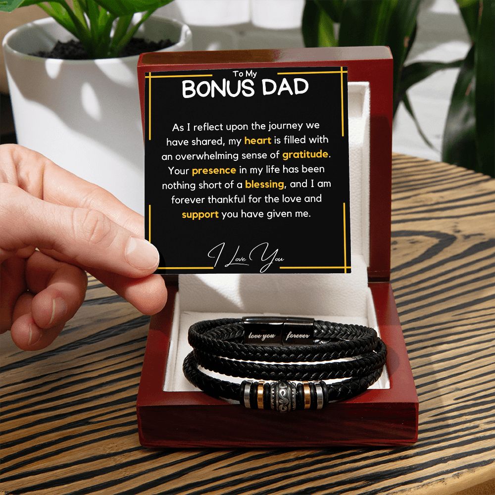 Bonus Dad Bracelet - Shared Journey Love You Forever Bracelet