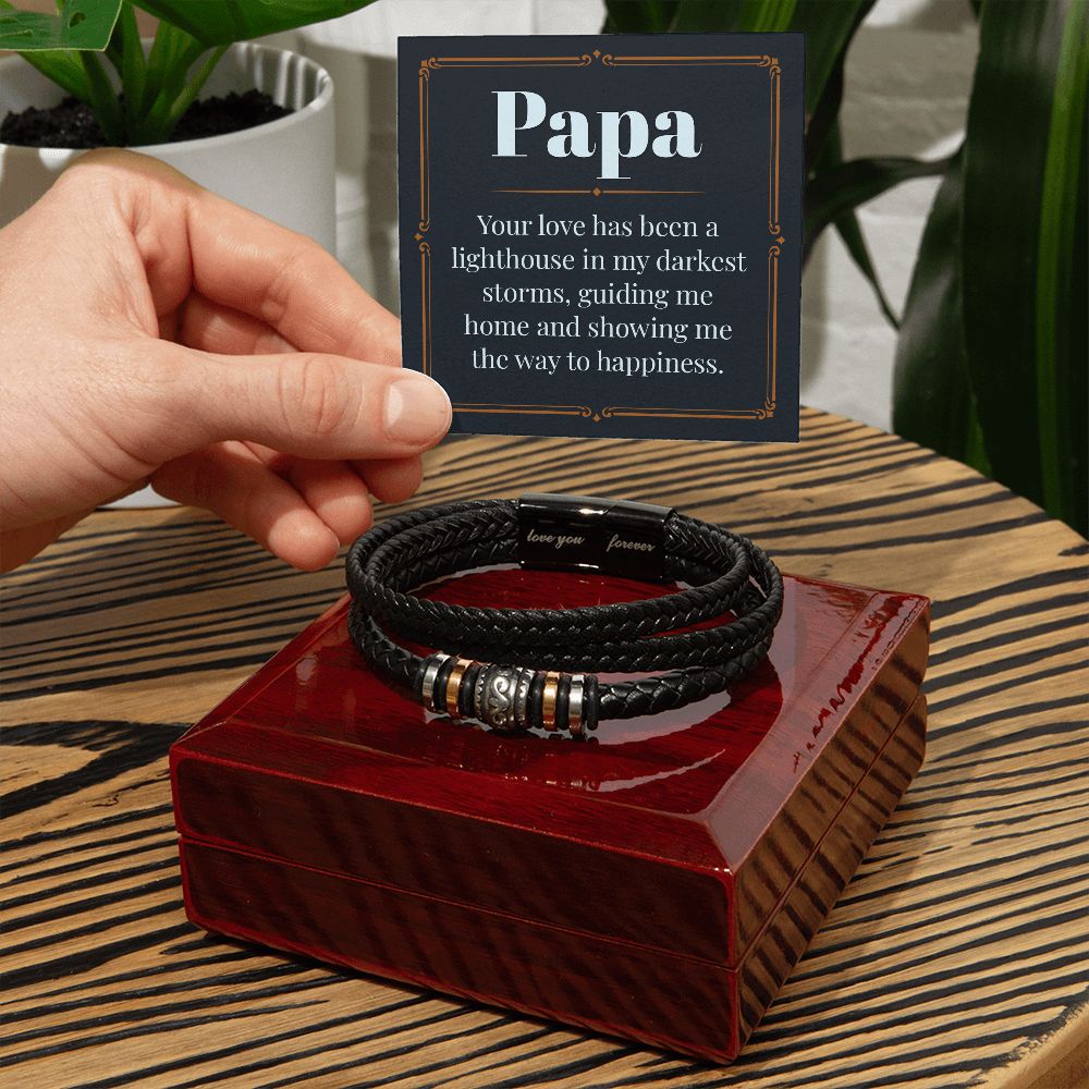 Papa-your love - Love You Forever Bracelet