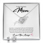 Fearless Mom Love Knot Necklace & Earrings