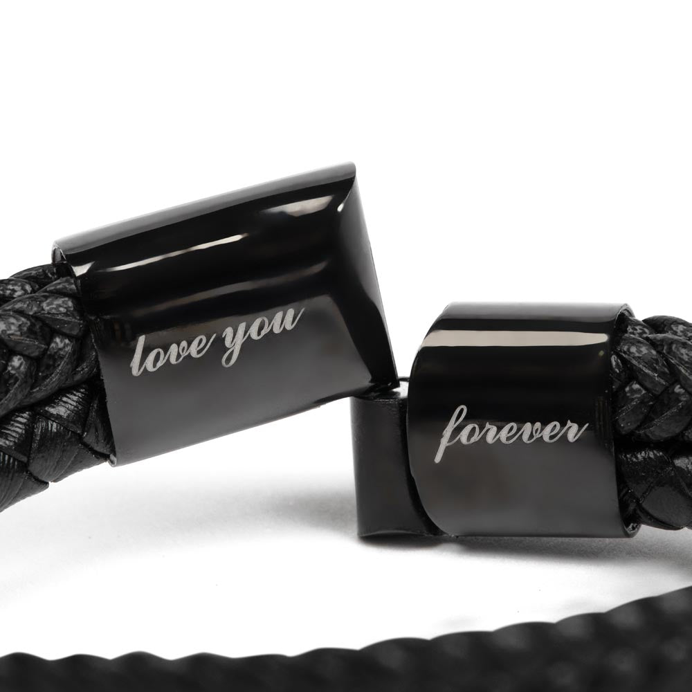 To My Badass Bearded Dad - Love You Forever Bracelet