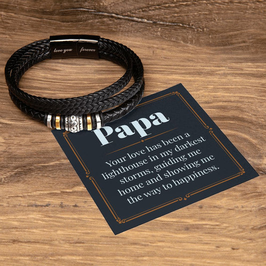 Papa-your love - Love You Forever Bracelet