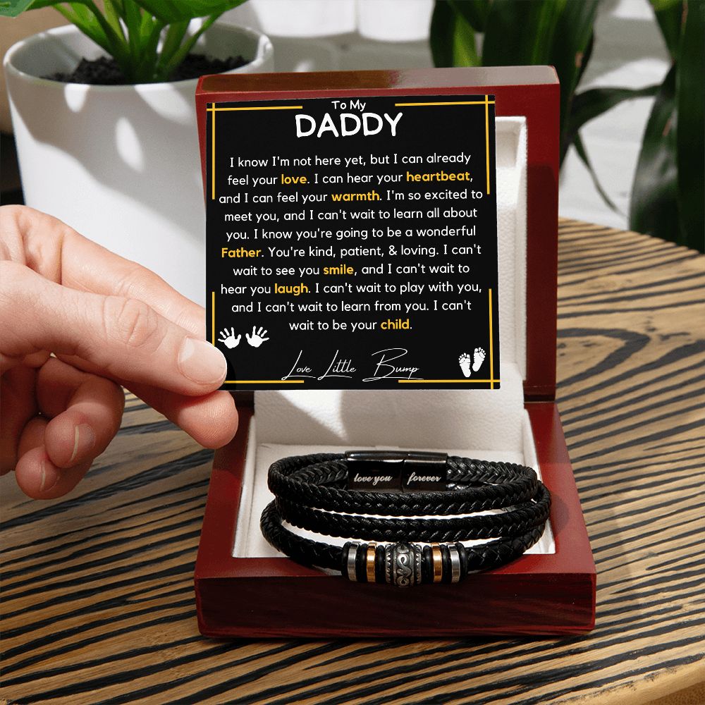 Daddy Bracelet - little bump Love You Forever Bracelet