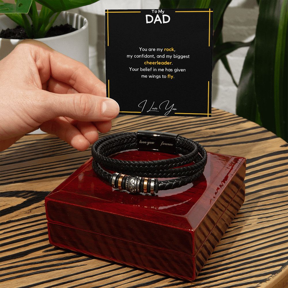 Dad Bracelet - my rock Love You Forever Bracelet