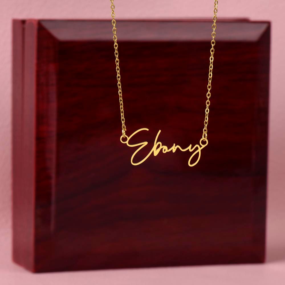 To My Gorgeous Wife- Custom Name Necklace-  add your Wife name